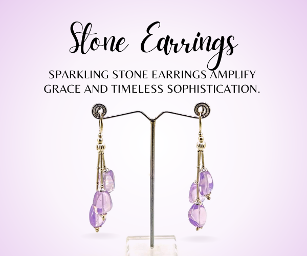 Shop Natural Gemstones & Beads Earrings